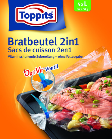 TOPPITS ROASTING BAGS 2IN1