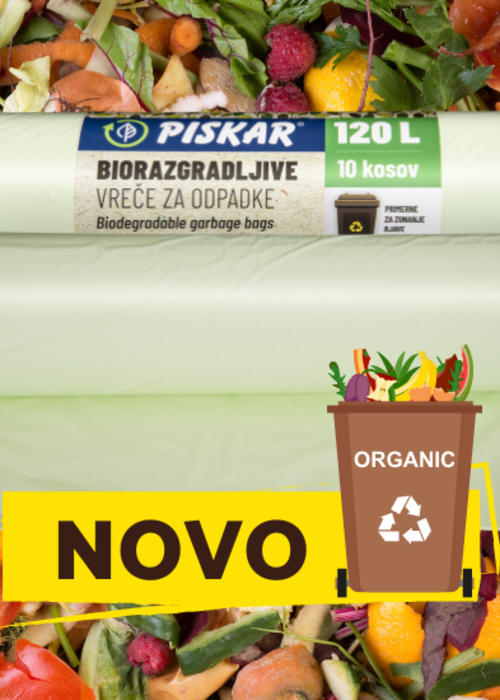 Biorazgradljive vrečke 120 L 