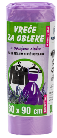 VREČKE ZA OBLEKE 60X90 - 8KOS - VONJ SIVKE