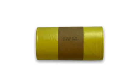 YELLOW GARBAGE BAGS 60 X 60