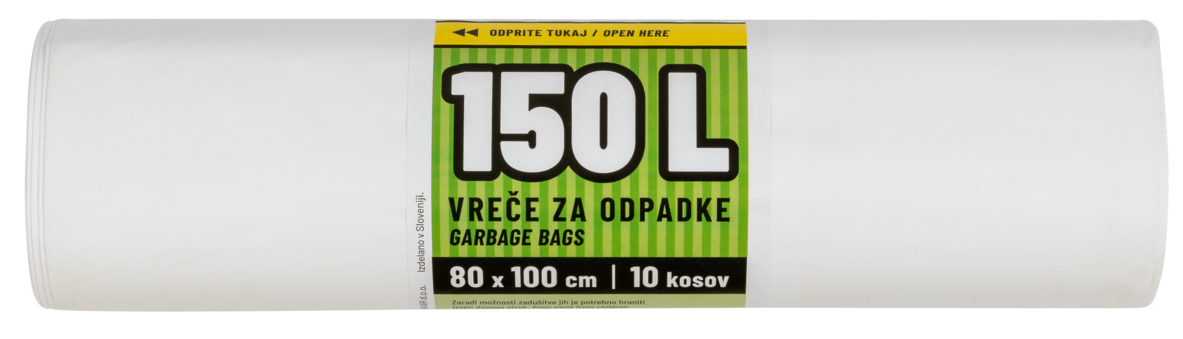 Garbage bag 150 l