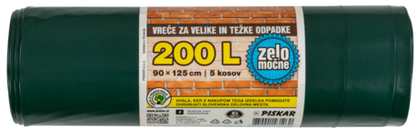 Vrečke za odpadke 200L 